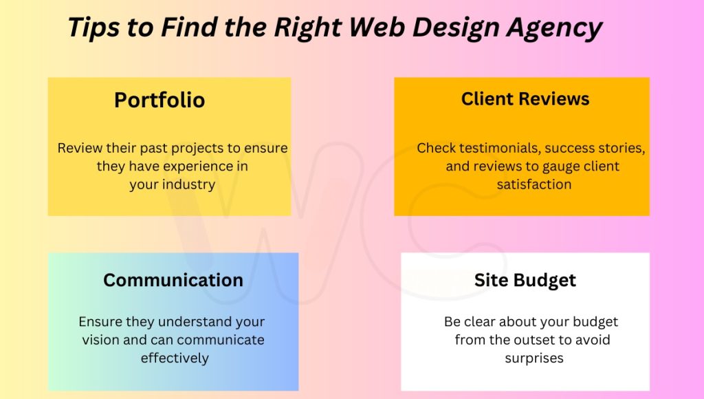 tips to find best webdesign agency